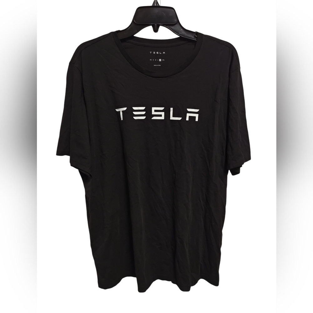 Tesla Classic Black Tee